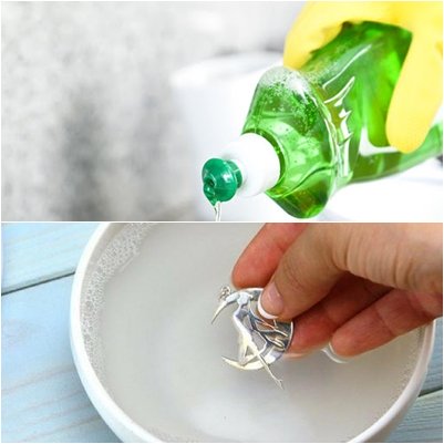 cách rửa bạc